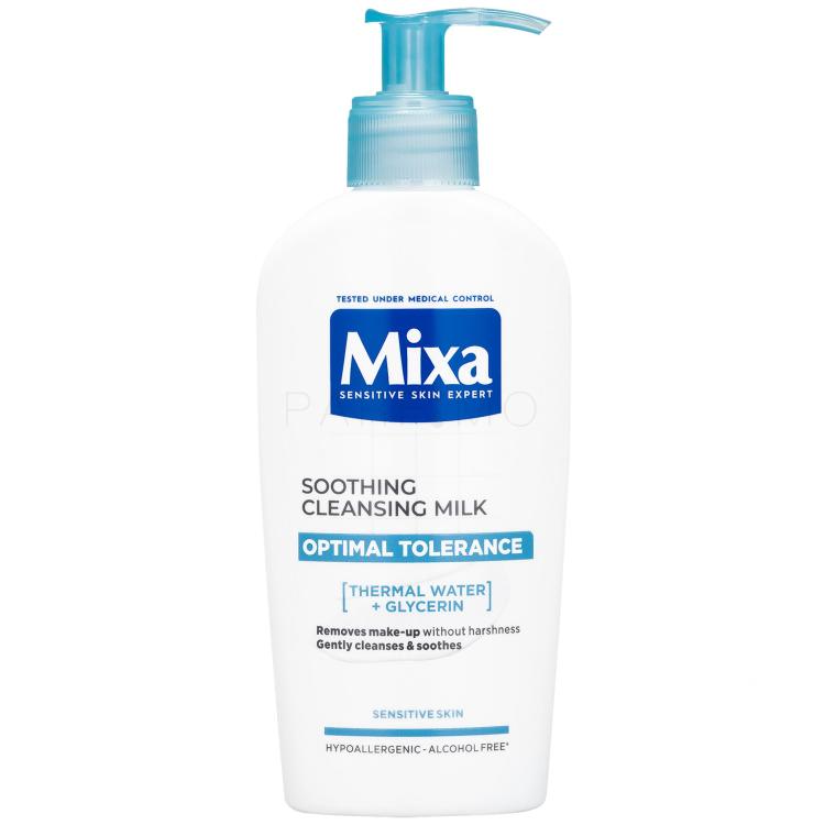 Mixa Optimal Tolerance Soothing Cleansing Milk Lapte de curățare pentru femei 200 ml