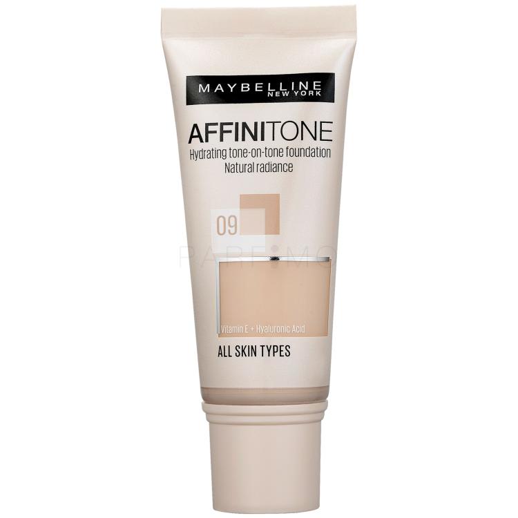 Maybelline Affinitone Fond de ten pentru femei 30 ml Nuanţă 09 Opal Rose