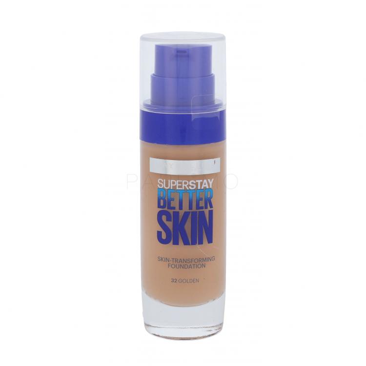 Maybelline Superstay Better Skin SPF20 Fond de ten pentru femei 30 ml Nuanţă 032 Golden