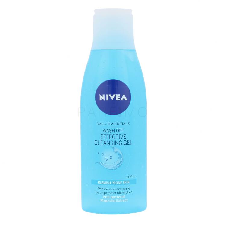 Nivea Pure Effect Wash Off Gel demachiant pentru femei 200 ml