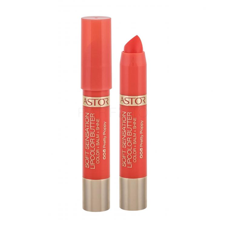 ASTOR Soft Sensation Lipcolor Butter Ruj de buze pentru femei 4,8 g Nuanţă 005 Pretty Poppy