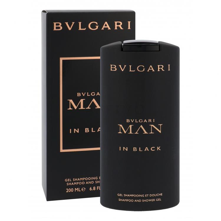 Bvlgari MAN In Black Gel de duș pentru bărbați 200 ml