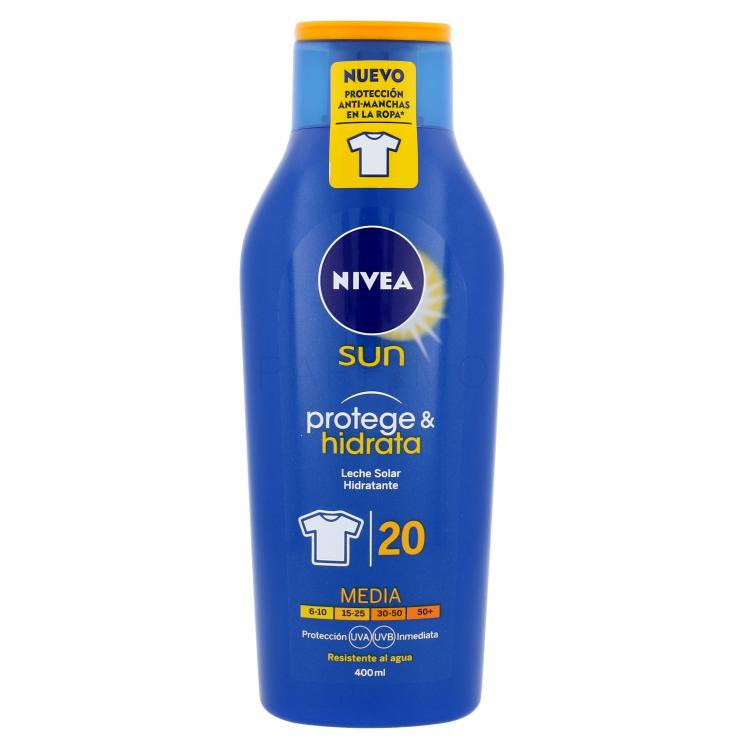 Nivea Sun Protect &amp; Moisture SPF20 Pentru corp 400 ml