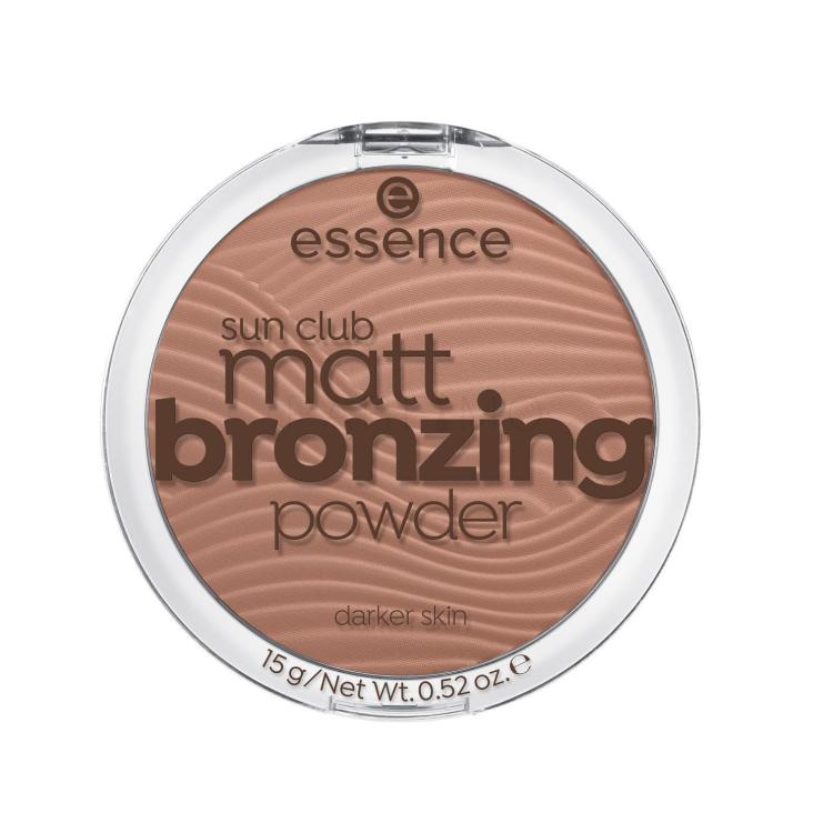 Essence Sun Club Matt Bronzing Powder Bronzante pentru femei 15 g Nuanţă 02 Sunny