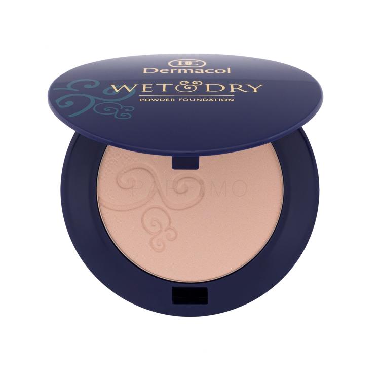 Dermacol Wet &amp; Dry Powder Foundation Fond de ten pentru femei 6 g Nuanţă 02