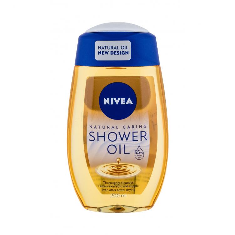 Nivea Natural Oil Ulei de duș pentru femei 200 ml