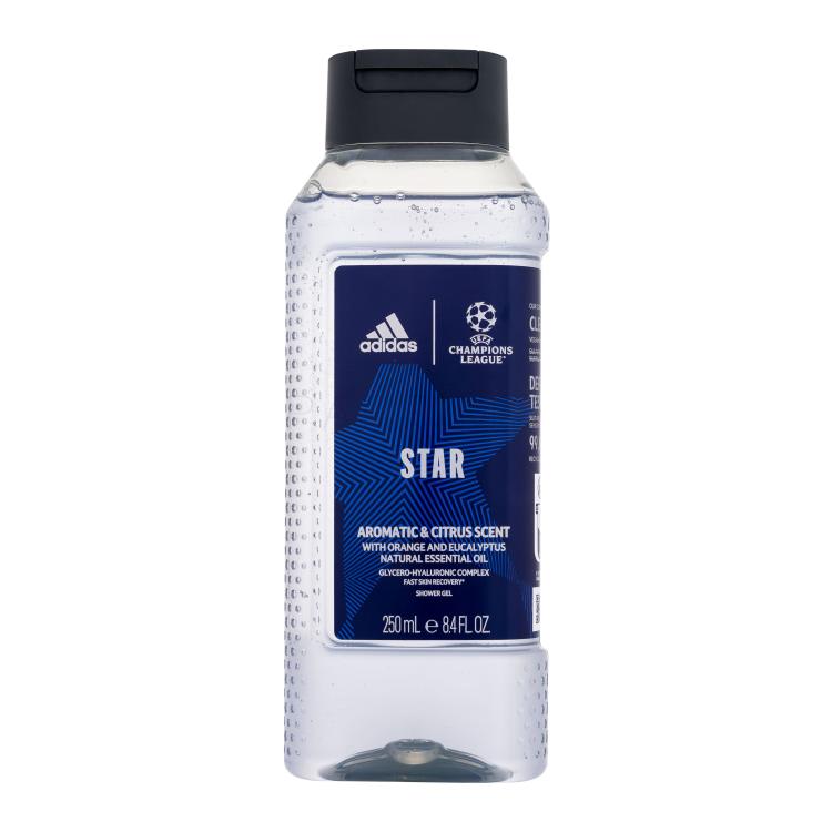 Adidas UEFA Champions League Star Gel de duș pentru bărbați 250 ml