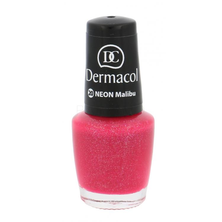 Dermacol Neon Lac de unghii pentru femei 5 ml Nuanţă 20 Malibu