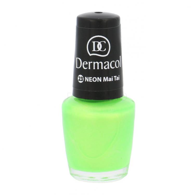 Dermacol Neon Lac de unghii pentru femei 5 ml Nuanţă 23 Mai Tai