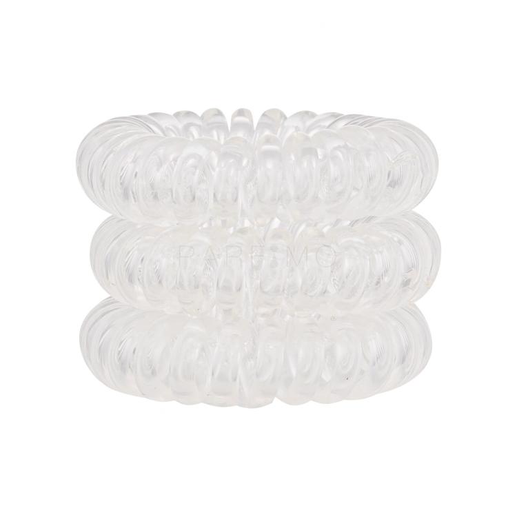 Invisibobble Power Hair Ring Elastice de păr pentru femei 3 buc Nuanţă Crystal Clear