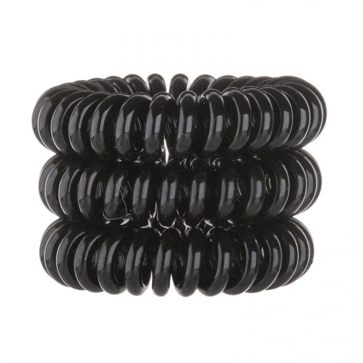 Invisibobble Power Hair Ring Elastice de păr pentru femei 3 buc Nuanţă True Black