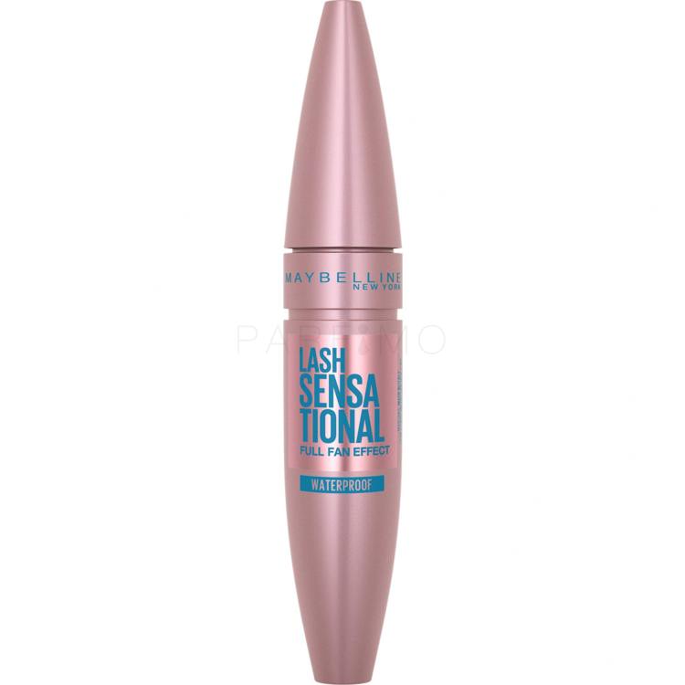 Maybelline Lash Sensational Waterproof Mascara pentru femei 9,4 ml Nuanţă Very Black