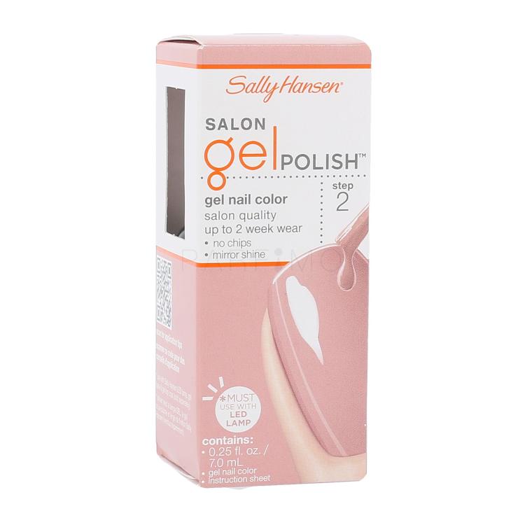 Sally Hansen Salon Gel Polish Gel Nail Color Lac de unghii pentru femei 7 ml Nuanţă 150 Pink Pong