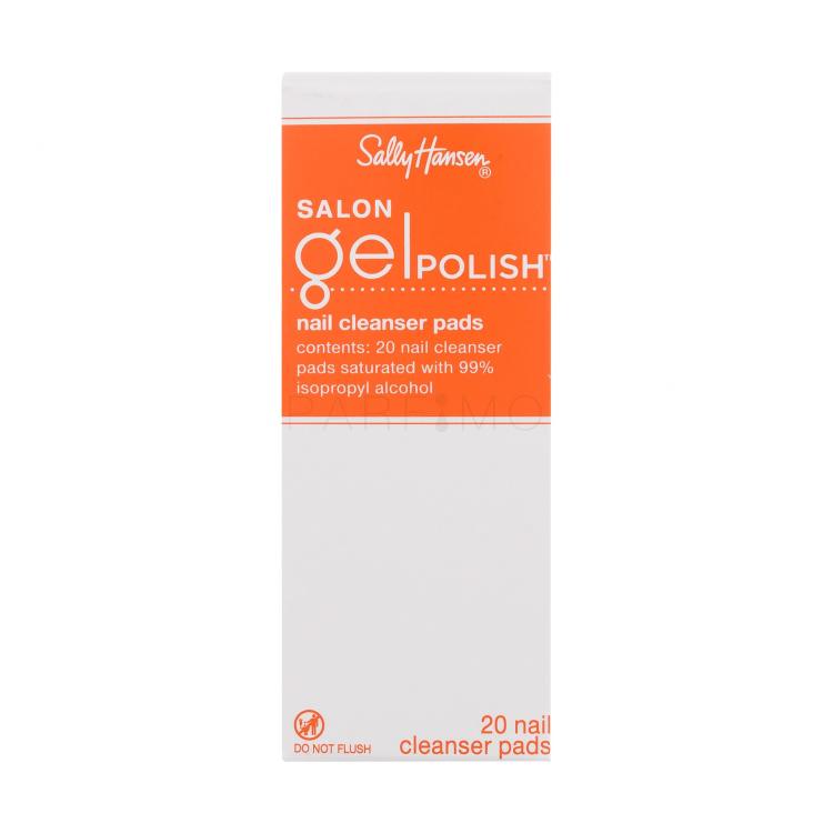 Sally Hansen Salon Gel Polish Nail Cleanser Pads Dizolvant pentru unghii pentru femei Set