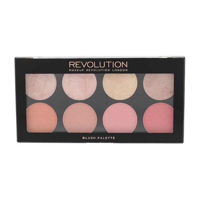 Makeup Revolution London Blush Palette Fard de obraz pentru femei 12,8 g Nuanţă Blush Goddess