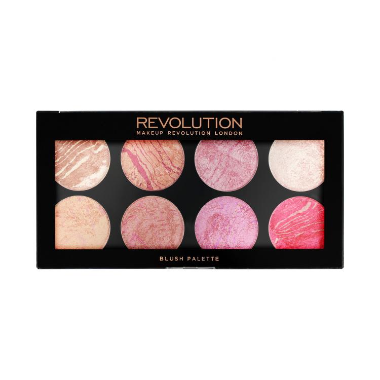 Makeup Revolution London Blush Palette Fard de obraz pentru femei 12,8 g Nuanţă Blush Queen