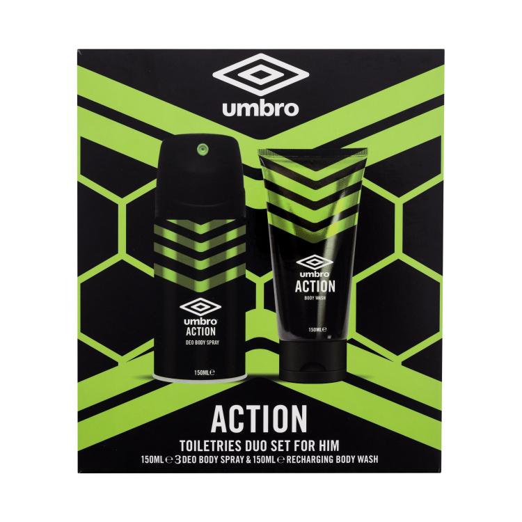 UMBRO Action Set cadou deodorant 150 ml + gel de dus 150 ml