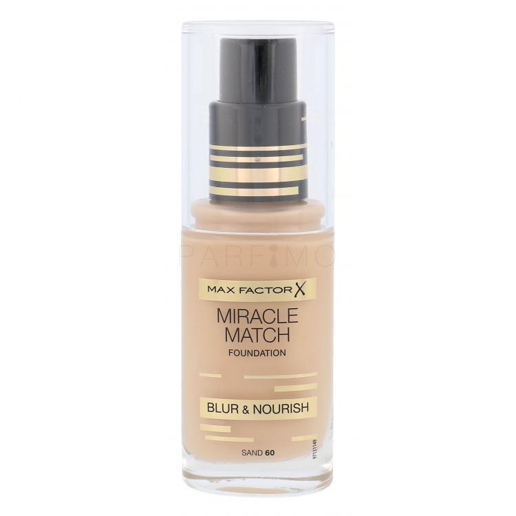 Max Factor Miracle Match Fond de ten pentru femei 30 ml Nuanţă 60 Sand