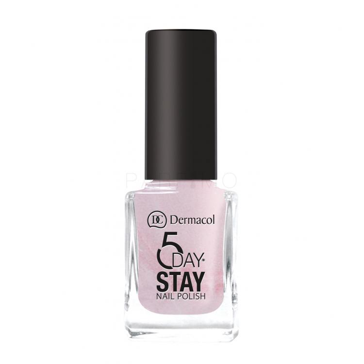 Dermacol 5 Day Stay Lac de unghii pentru femei 11 ml Nuanţă 02 Sugar Sweet