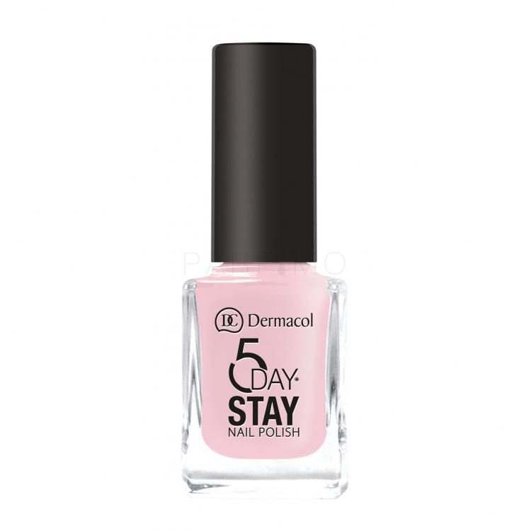 Dermacol 5 Day Stay Lac de unghii pentru femei 11 ml Nuanţă 06 First Kiss