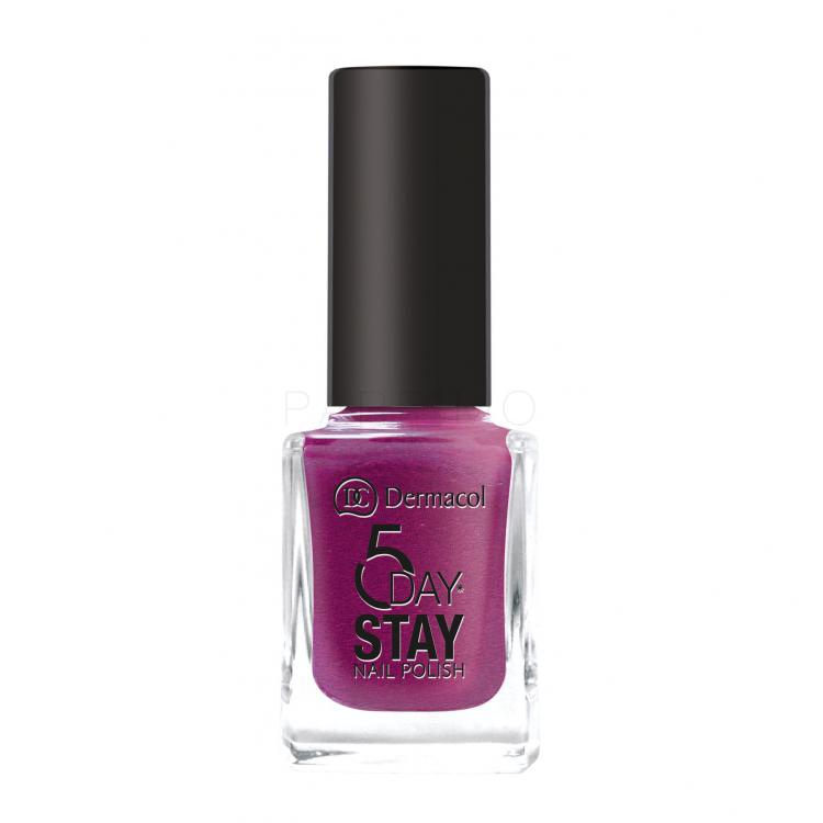 Dermacol 5 Day Stay Lac de unghii pentru femei 11 ml Nuanţă 18 Lovestory