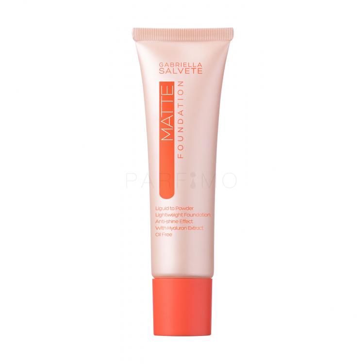 Gabriella Salvete Matte Fond de ten pentru femei 30 ml Nuanţă 102 Beige