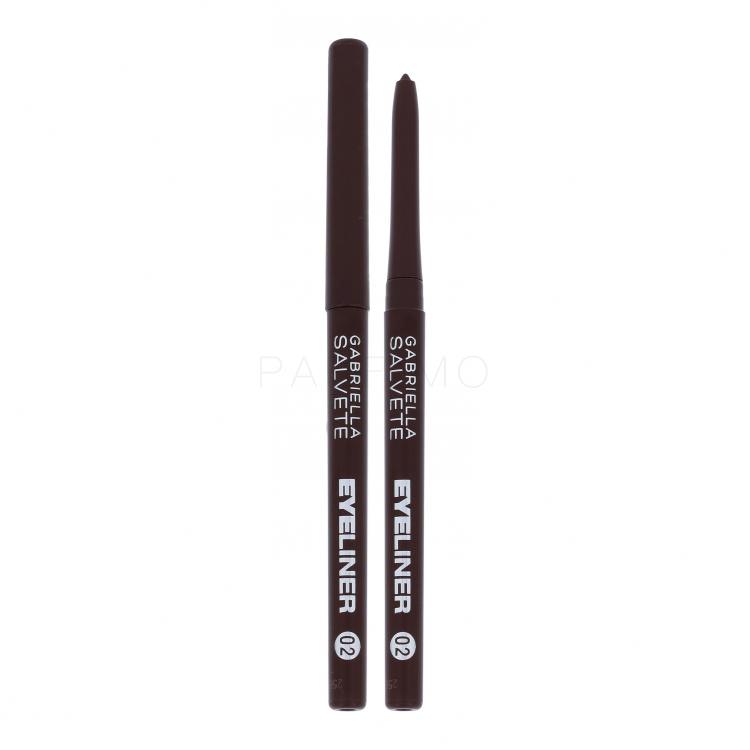 Gabriella Salvete Automatic Eyeliner Creion de ochi pentru femei 0,28 g Nuanţă 02 Brown