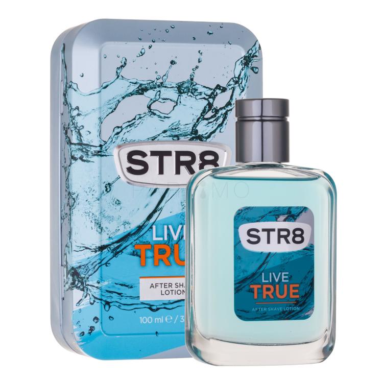 STR8 Live True Aftershave loțiune pentru bărbați 100 ml Cutie cu defect