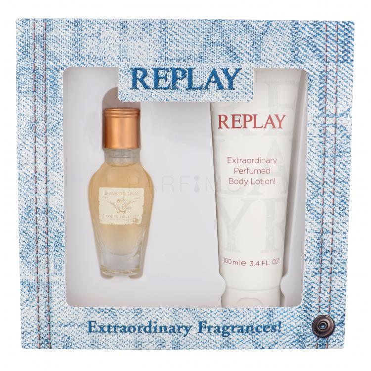 Replay Jeans Original! For Her Set cadou EDT 20 ml + Lapte de corp 100 ml