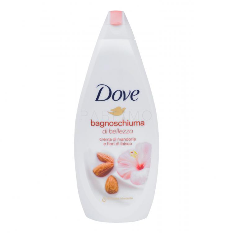 Dove Caring Bath Almond Cream With Hibiscus Spumă de baie pentru femei 700 ml