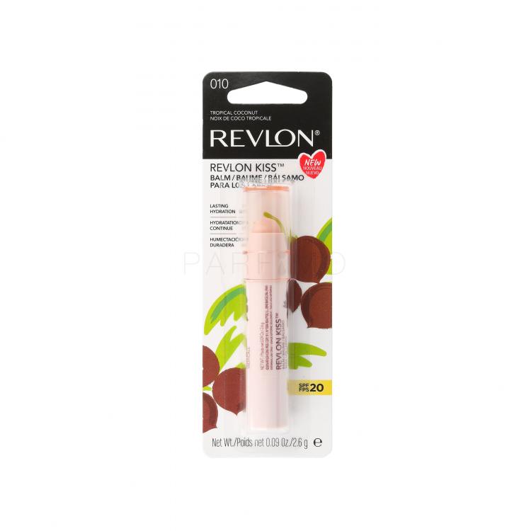 Revlon Revlon Kiss SPF20 Balsam de buze pentru femei 2,6 g Nuanţă 010 Tropical Coconut