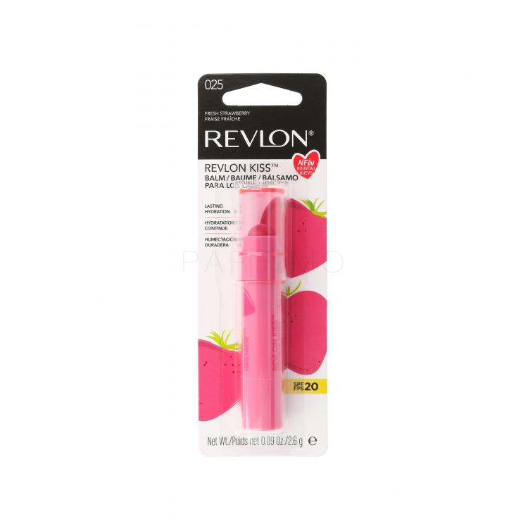 Revlon Revlon Kiss SPF20 Balsam de buze pentru femei 2,6 g Nuanţă 025 Fresh Strawberry