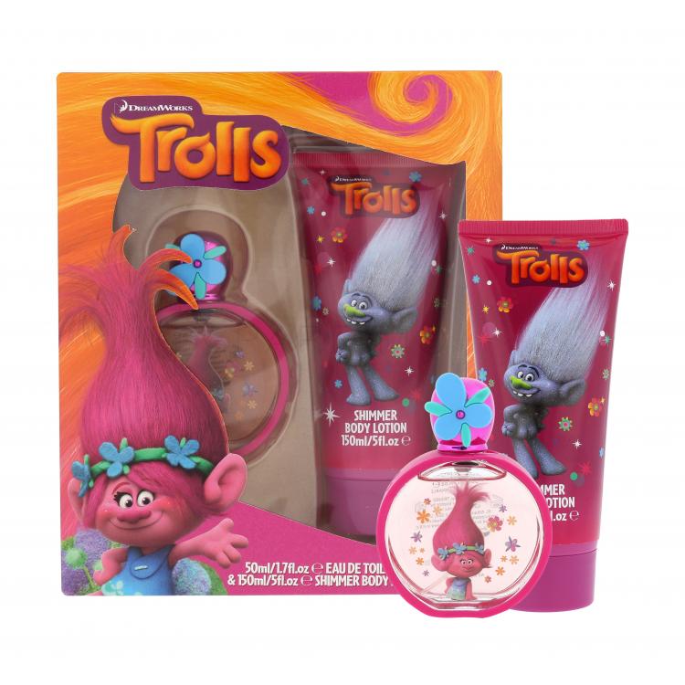 DreamWorks Trolls Set cadou EDT 50 ml + Lapte de corp 150 ml