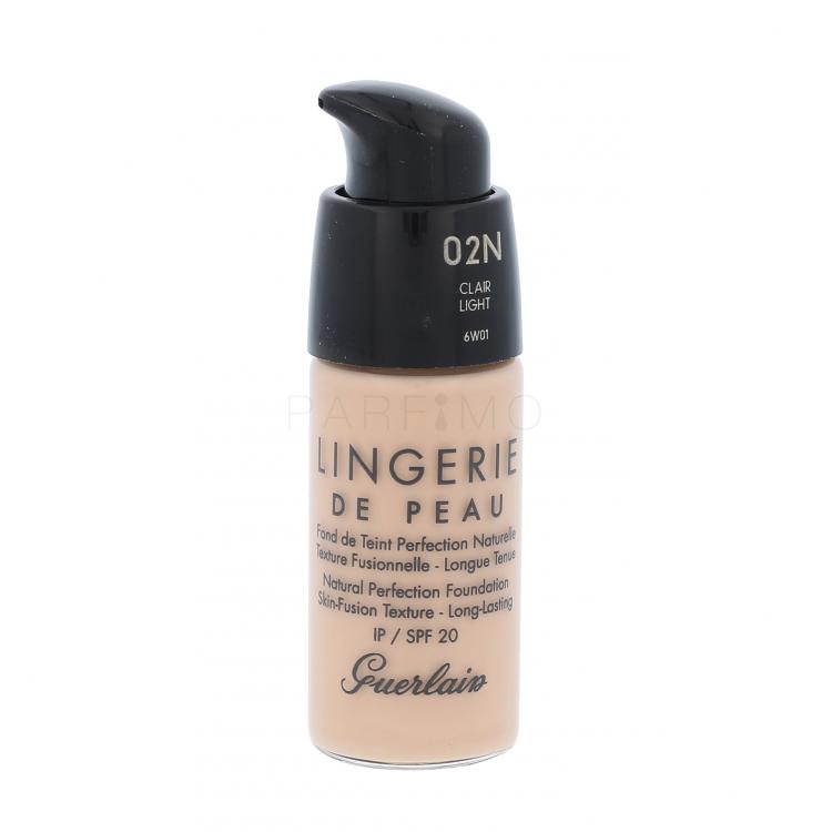 Guerlain Lingerie De Peau SPF20 Fond de ten pentru femei 15 ml Nuanţă 02N Light tester