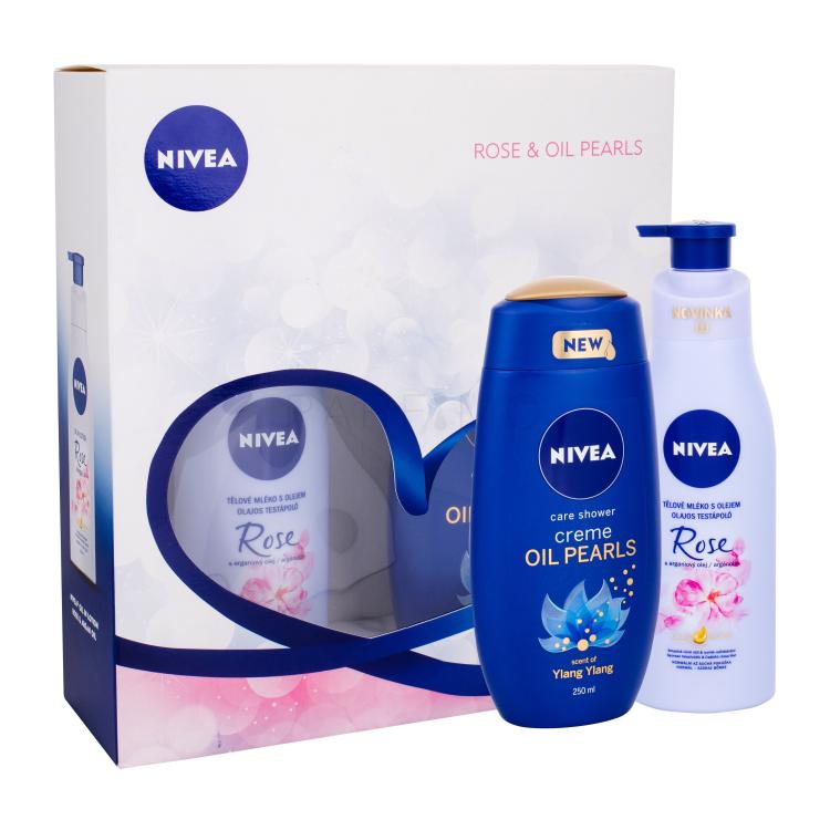 Nivea Rose &amp; Argan Oil Set cadou