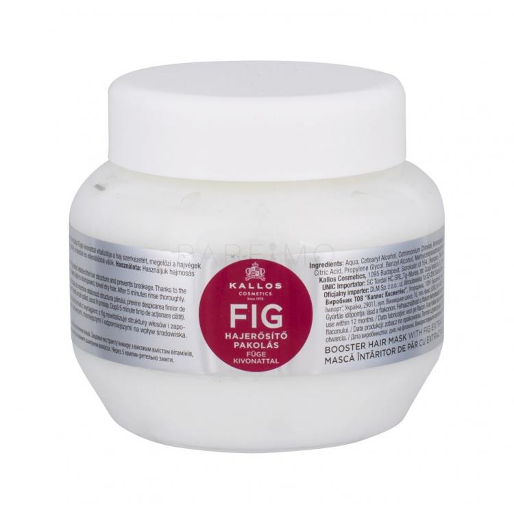 Kallos Cosmetics Fig Mască de păr pentru femei 275 ml