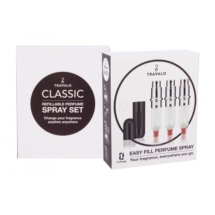 Travalo Classic Flacon reîncărcabil 3x5 ml Nuanţă Black