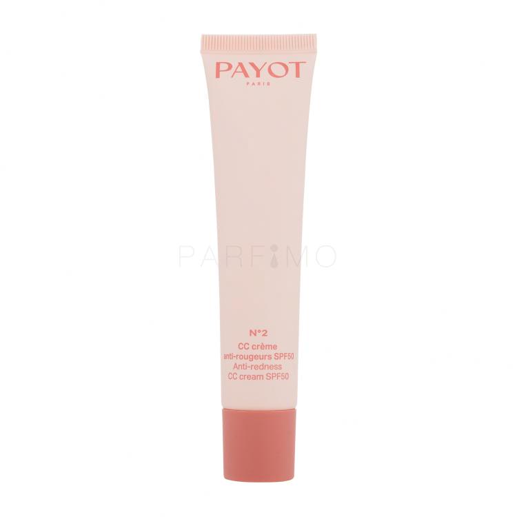 PAYOT N°2 Anti-Redness CC Cream SPF50 Cremă CC pentru femei 40 ml