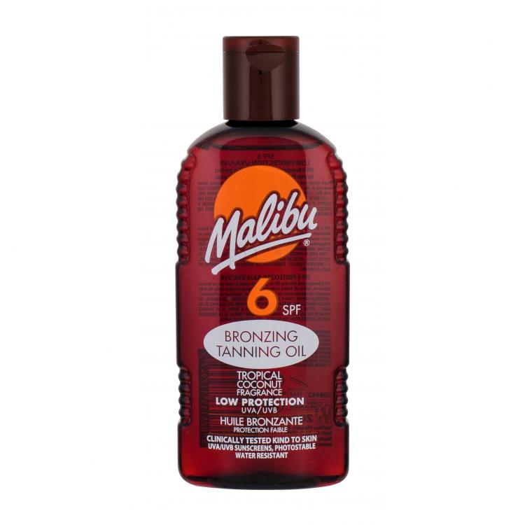 Malibu Bronzing Tanning Oil SPF6 Pentru corp pentru femei 200 ml