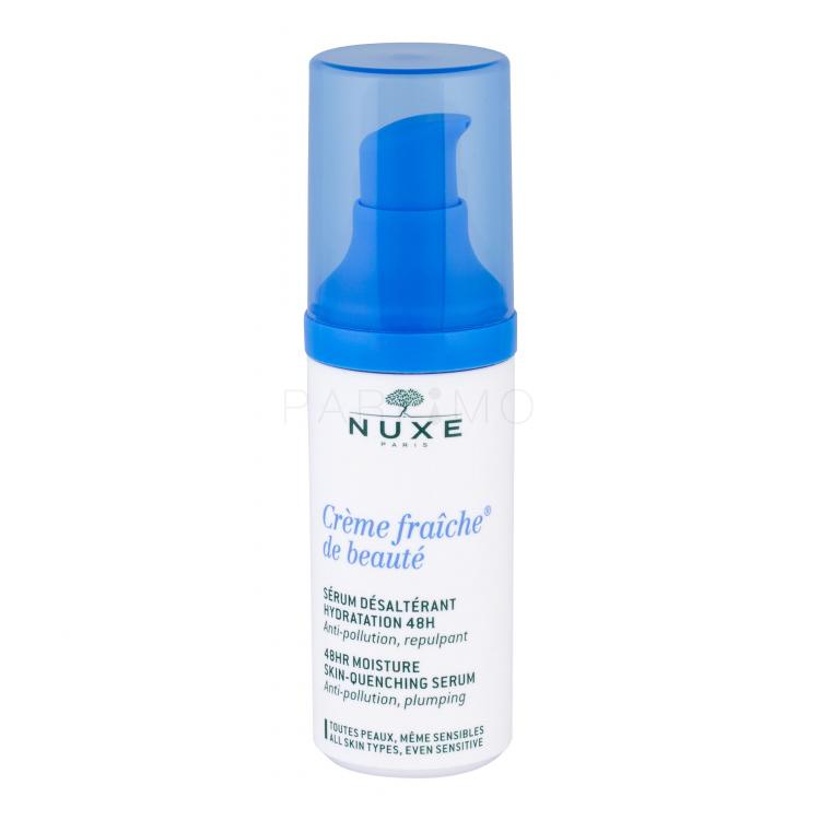 NUXE Creme Fraiche de Beauté 48HR Moisture Skin-Quenching Serum Ser facial pentru femei 30 ml