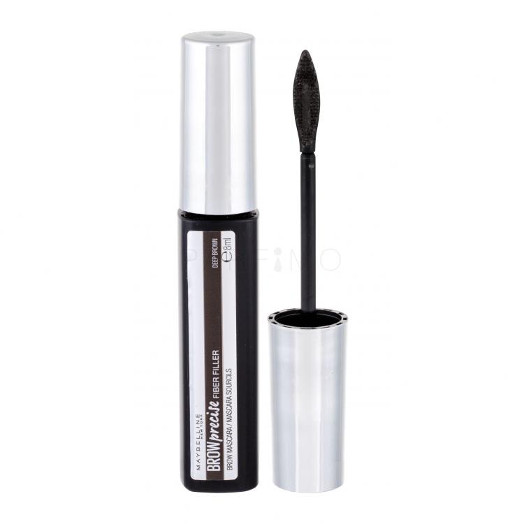 Maybelline Brow Precise Fiber Filler Mascara sprâncene pentru femei 8 ml Nuanţă Deep Brown