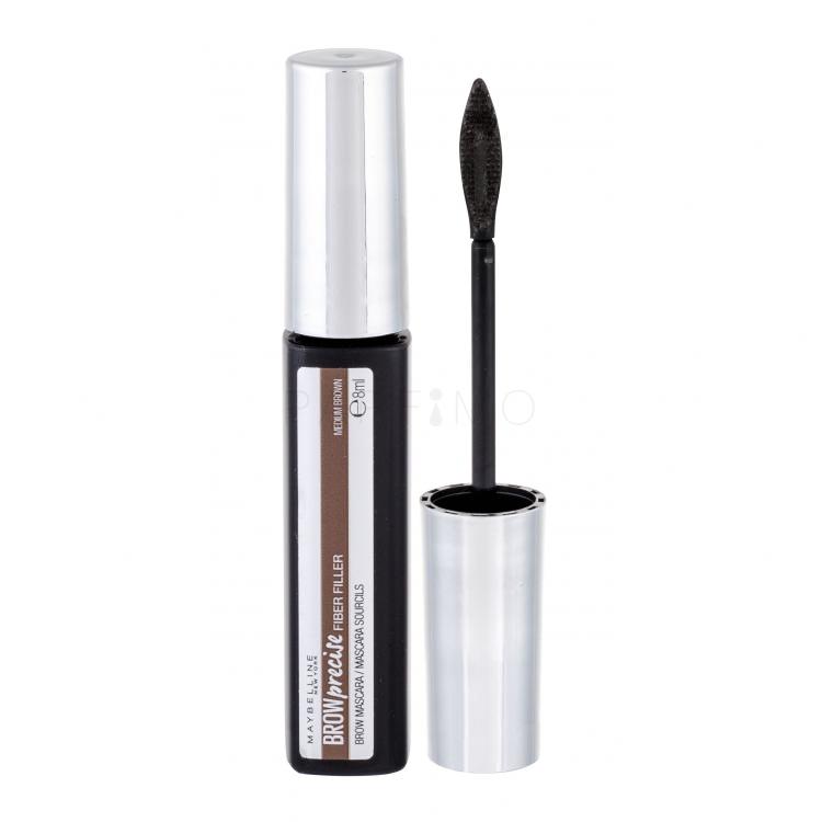 Maybelline Brow Precise Fiber Filler Mascara sprâncene pentru femei 8 ml Nuanţă Medium Brown