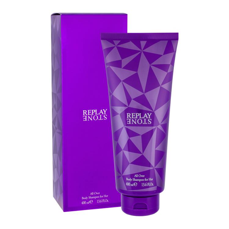 Replay Stone Gel de duș pentru femei 400 ml