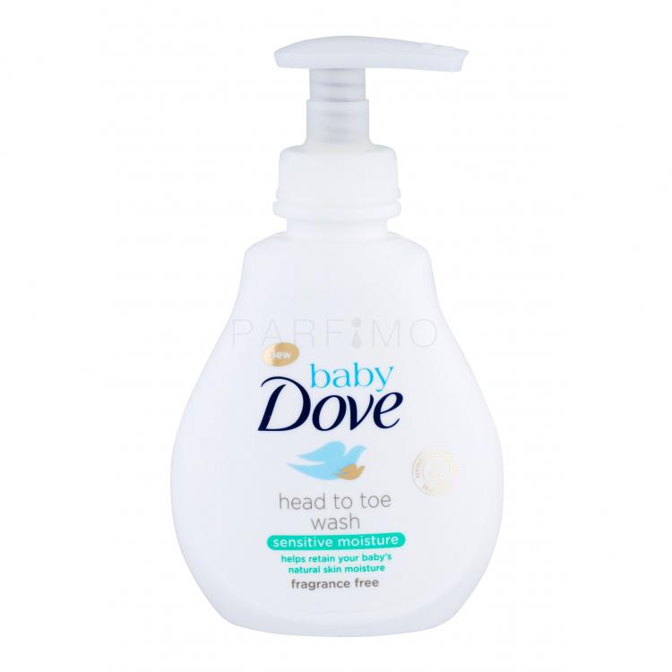 Dove Baby Sensitive Moisture Head To Toe Wash Spumă de baie pentru copii 200 ml