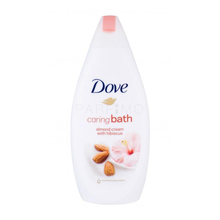 Dove Caring Bath Almond Cream With Hibiscus Spumă de baie pentru femei 500 ml