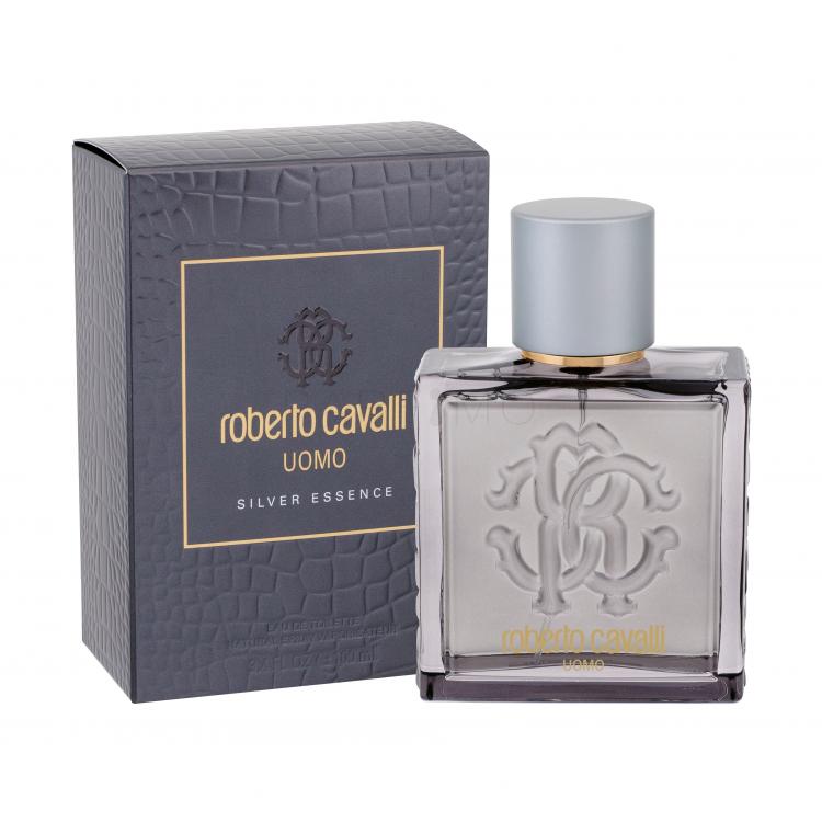 Roberto Cavalli Uomo Silver Essence Apă de toaletă pentru bărbați 100 ml