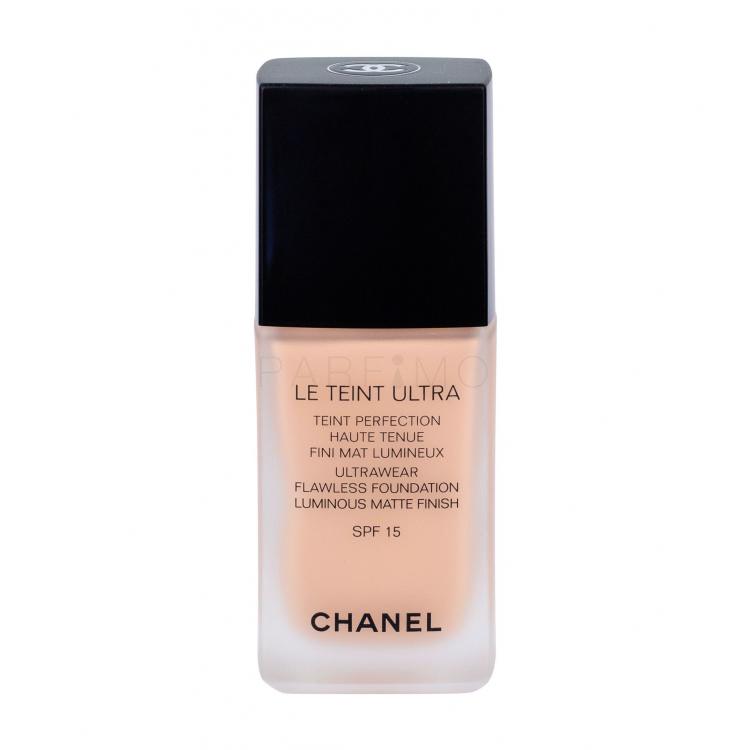 Chanel Le Teint Ultra SPF15 Fond de ten pentru femei 30 ml Nuanţă 22 Beige Rosé