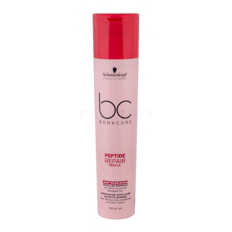 Schwarzkopf Professional BC Bonacure Peptide Repair Rescue Șampon pentru femei 250 ml