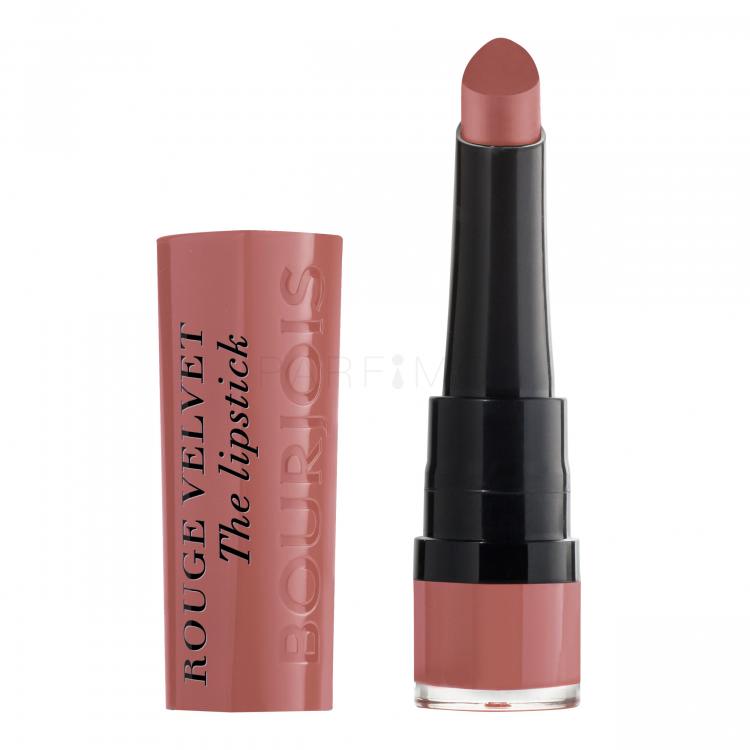 BOURJOIS Paris Rouge Velvet The Lipstick Ruj de buze pentru femei 2,4 g Nuanţă 13 Nohalicious