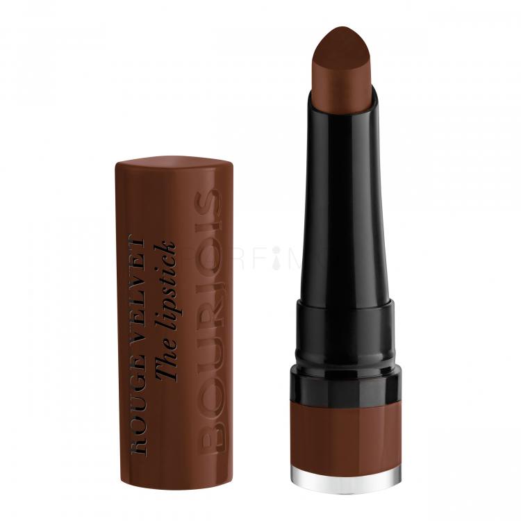 BOURJOIS Paris Rouge Velvet The Lipstick Ruj de buze pentru femei 2,4 g Nuanţă 25 Maca´brown